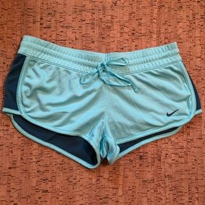 Nike Mint/Teal Reversible Mesh Running Shorts XS